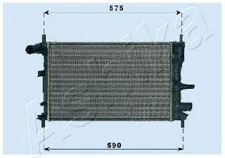 Ashika RDA053062 Radiator, engine cooling RDA053062
