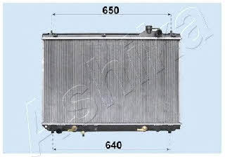 Ashika RDA153084 Radiator, engine cooling RDA153084