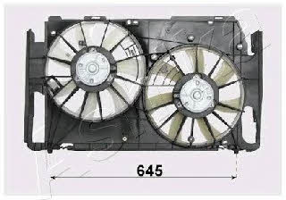 Ashika VNT152022 Hub, engine cooling fan wheel VNT152022