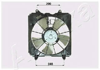 Ashika VNT192001 Hub, engine cooling fan wheel VNT192001