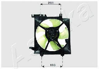 Ashika VNT241010 Hub, engine cooling fan wheel VNT241010