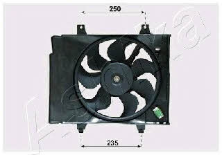 Ashika VNT332001 Hub, engine cooling fan wheel VNT332001