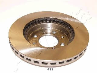 Ashika 60-04-492 Front brake disc ventilated 6004492