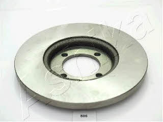 Ashika 60-05-506 Unventilated front brake disc 6005506