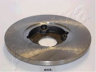 Ashika 60-06-602 Unventilated front brake disc 6006602