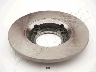 Ashika 60-06-605 Unventilated front brake disc 6006605