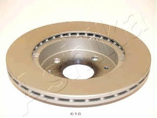 Ashika 60-06-618 Front brake disc ventilated 6006618