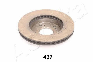 Ashika 60-04-437 Front brake disc ventilated 6004437
