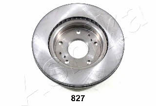Ashika 60-08-827 Front brake disc ventilated 6008827