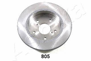Ashika 61-08-805 Rear brake disc, non-ventilated 6108805