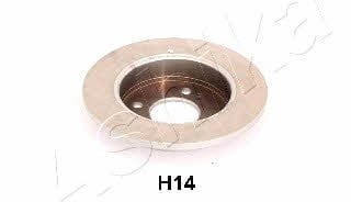 Ashika 61-0H-H14 Rear brake disc, non-ventilated 610HH14
