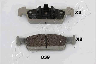 Ashika 50-00-039 Brake Pad Set, disc brake 5000039