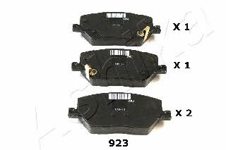 Ashika 50-09-923 Brake Pad Set, disc brake 5009923