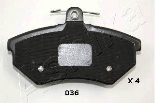 Ashika 50-00-036 Brake Pad Set, disc brake 5000036