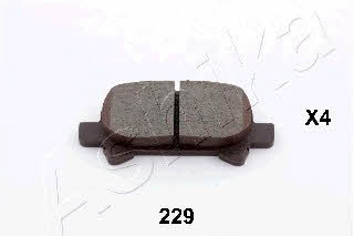 Ashika 51-02-229 Brake Pad Set, disc brake 5102229