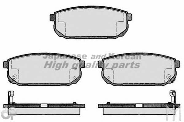 Ashuki 1083-5030 Brake Pad Set, disc brake 10835030