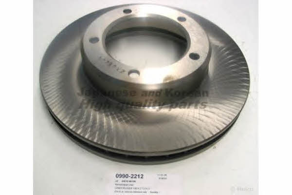 Ashuki 0990-2212 Front brake disc ventilated 09902212