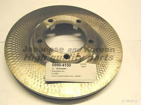 Ashuki 0990-4150 Front brake disc ventilated 09904150