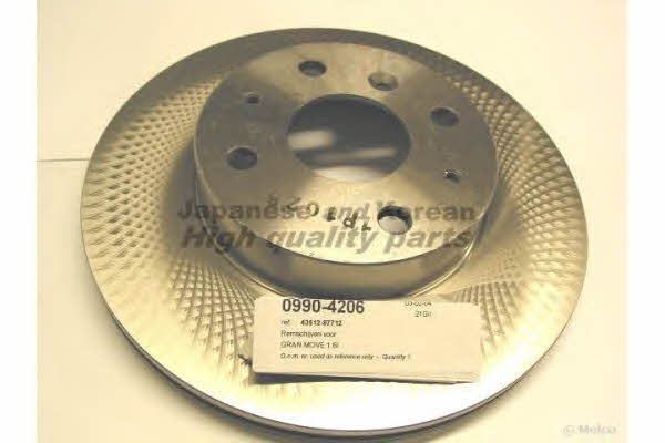 Ashuki 0990-4206 Front brake disc ventilated 09904206
