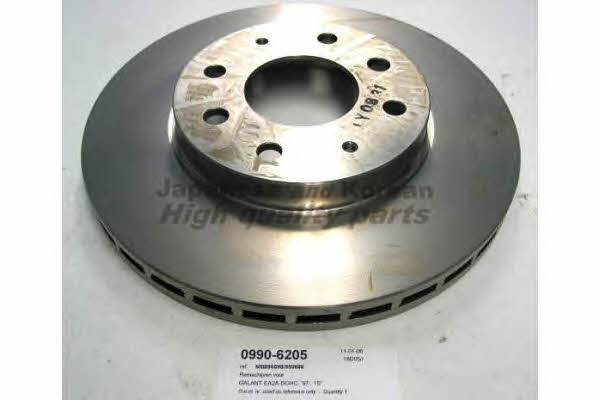 Ashuki 0990-6205 Front brake disc ventilated 09906205