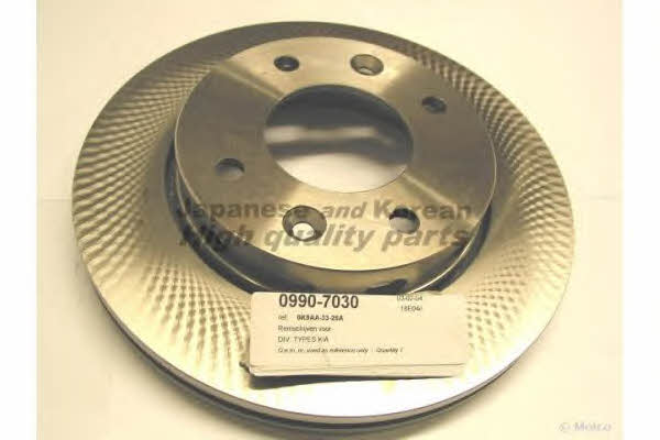 Ashuki 0990-7030 Front brake disc ventilated 09907030