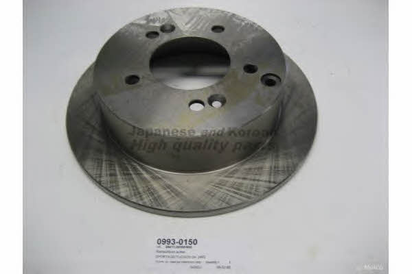 Ashuki 0993-0150 Rear brake disc, non-ventilated 09930150
