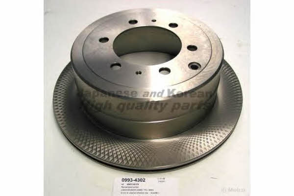 Ashuki 0993-4302 Rear ventilated brake disc 09934302