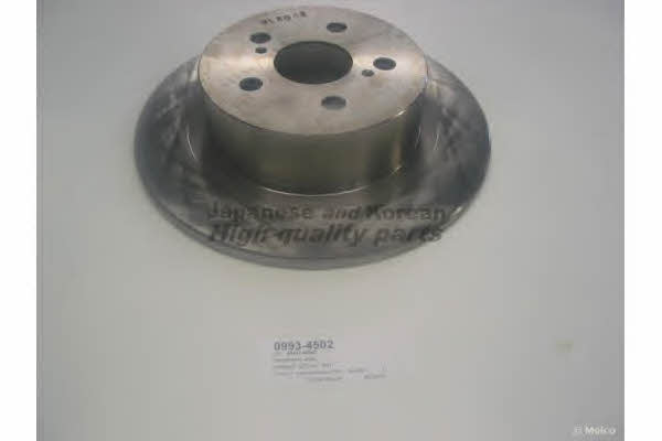 Ashuki 0993-4502 Rear brake disc, non-ventilated 09934502