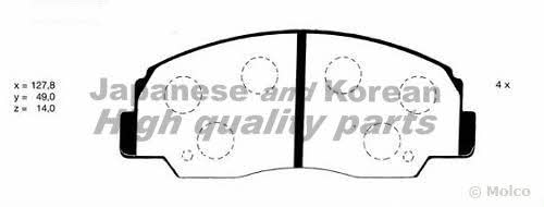 Ashuki D093-06 Brake Pad Set, disc brake D09306