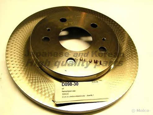 Ashuki D098-30 Unventilated front brake disc D09830