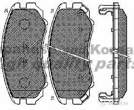 Ashuki I042-50 Brake Pad Set, disc brake I04250