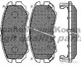 Ashuki I042-50 Brake Pad Set, disc brake I04250