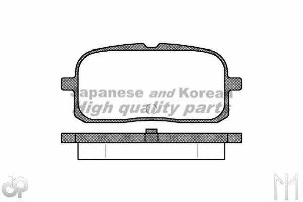 Ashuki T114-30 Brake Pad Set, disc brake T11430