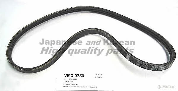 Ashuki VM3-0750 V-ribbed belt 3PK750 VM30750