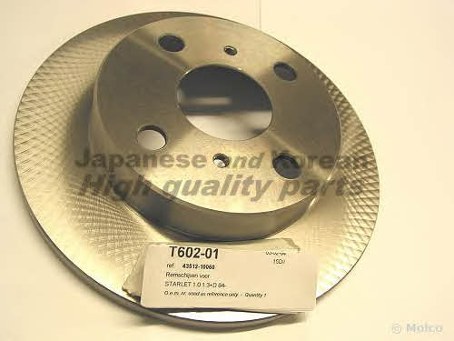 Ashuki T602-01 Unventilated front brake disc T60201