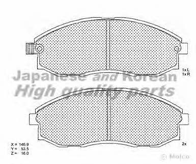 Ashuki Y029-30 Brake Pad Set, disc brake Y02930