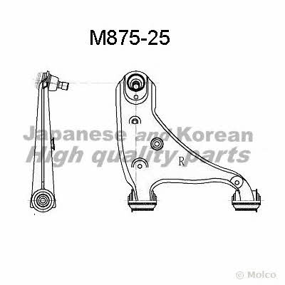 Ashuki M875-25 Track Control Arm M87525