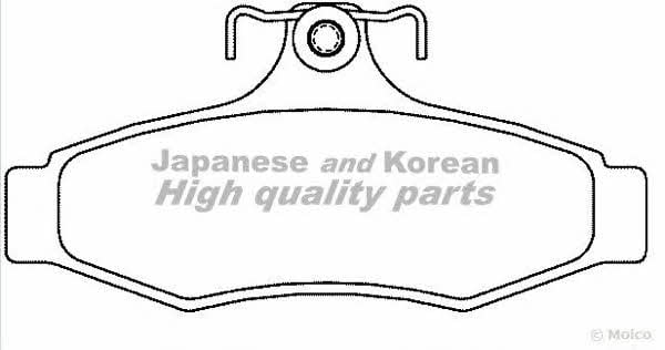 Ashuki J011-02 Brake Pad Set, disc brake J01102