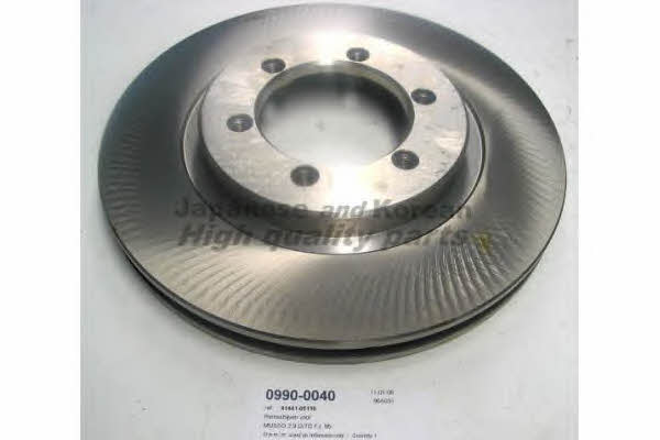 Ashuki 0990-0040 Front brake disc ventilated 09900040
