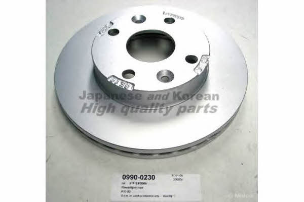Ashuki 0990-0230 Front brake disc ventilated 09900230