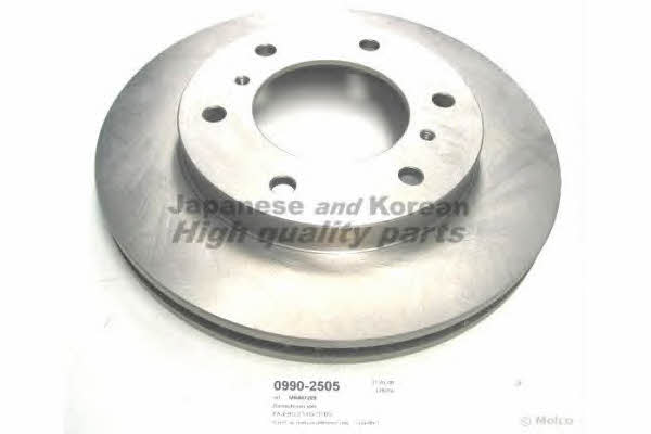 Ashuki 0990-2505 Front brake disc ventilated 09902505
