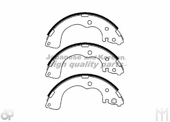 Ashuki M068-11 Brake shoe set M06811