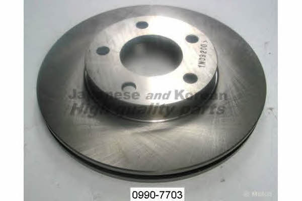Ashuki 0990-7703 Front brake disc ventilated 09907703