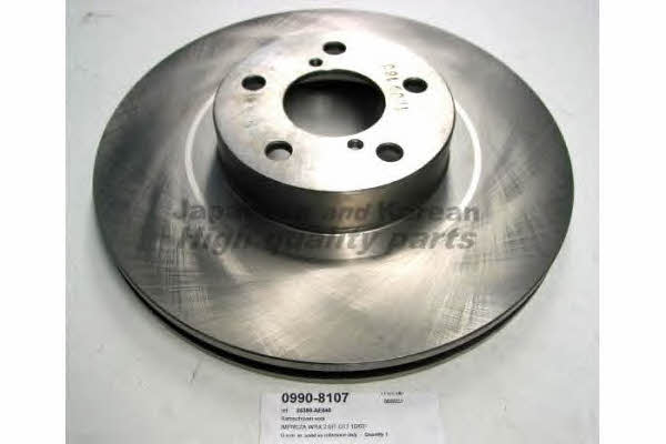Ashuki 0990-8107 Front brake disc ventilated 09908107