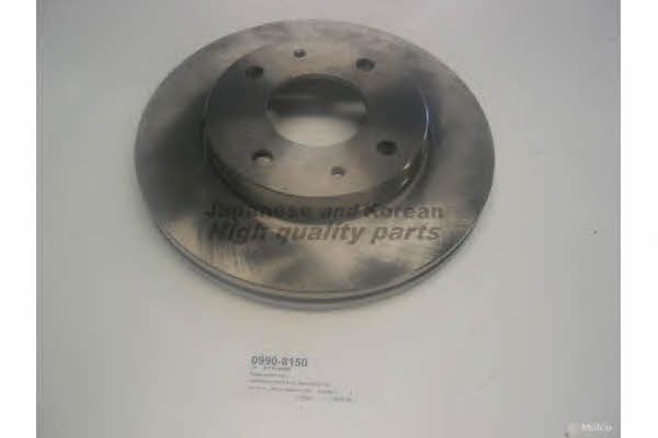 Ashuki 0990-8150 Front brake disc ventilated 09908150