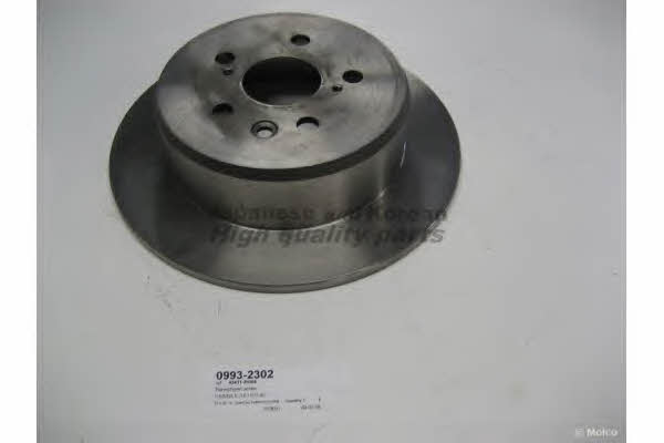 Ashuki 0993-2302 Rear brake disc, non-ventilated 09932302