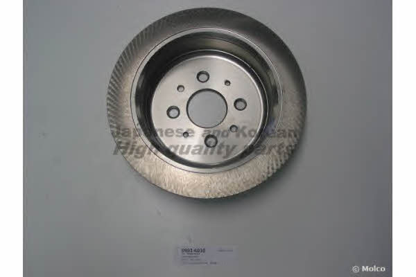 Ashuki 0993-6030 Rear brake disc, non-ventilated 09936030