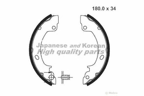 Ashuki 1050-5050 Rear disc brake pads, set 10505050