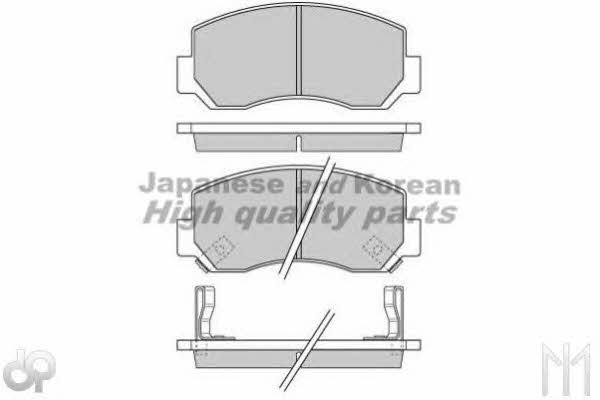 Ashuki 1080-0010 Brake Pad Set, disc brake 10800010