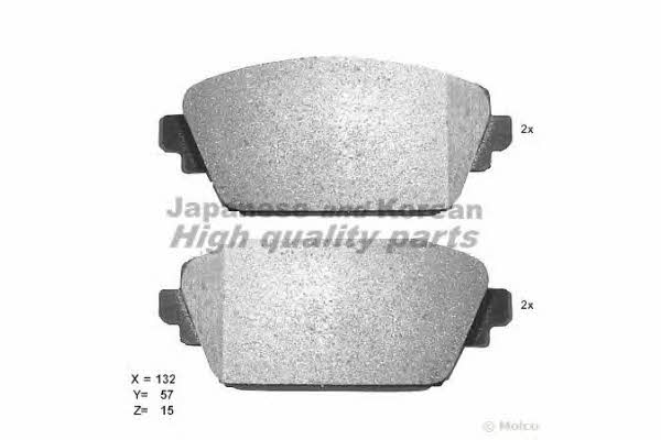 Ashuki 1080-2701 Brake Pad Set, disc brake 10802701